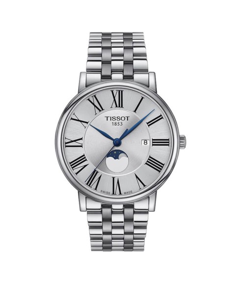 TISSOT Tradition T0636172203700 - Orologio Uomo In Acciaio, Quadrante Con Data E Cristallo Zaffiro