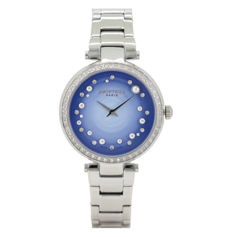 Womens Accessories Watches Pierre Cardin Silver Watches in Blue 