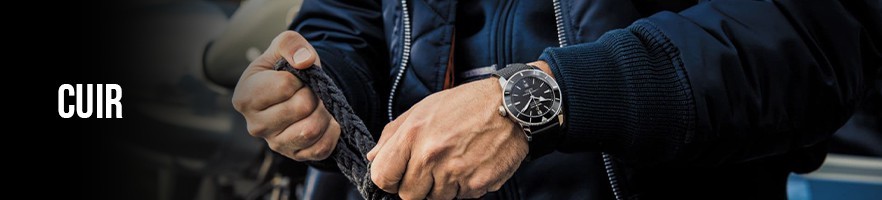 Men's leather watches